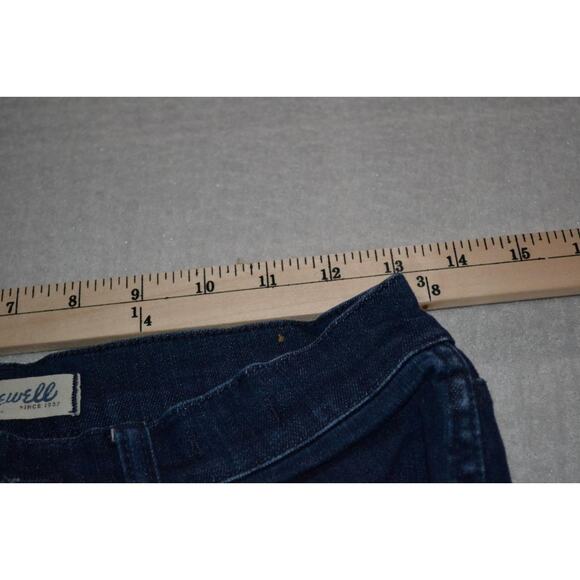 40255 Madewell Jeans 10 Inch High Riser Skinny Blue Size 28 X 27 Womens - Picture 8 of 13